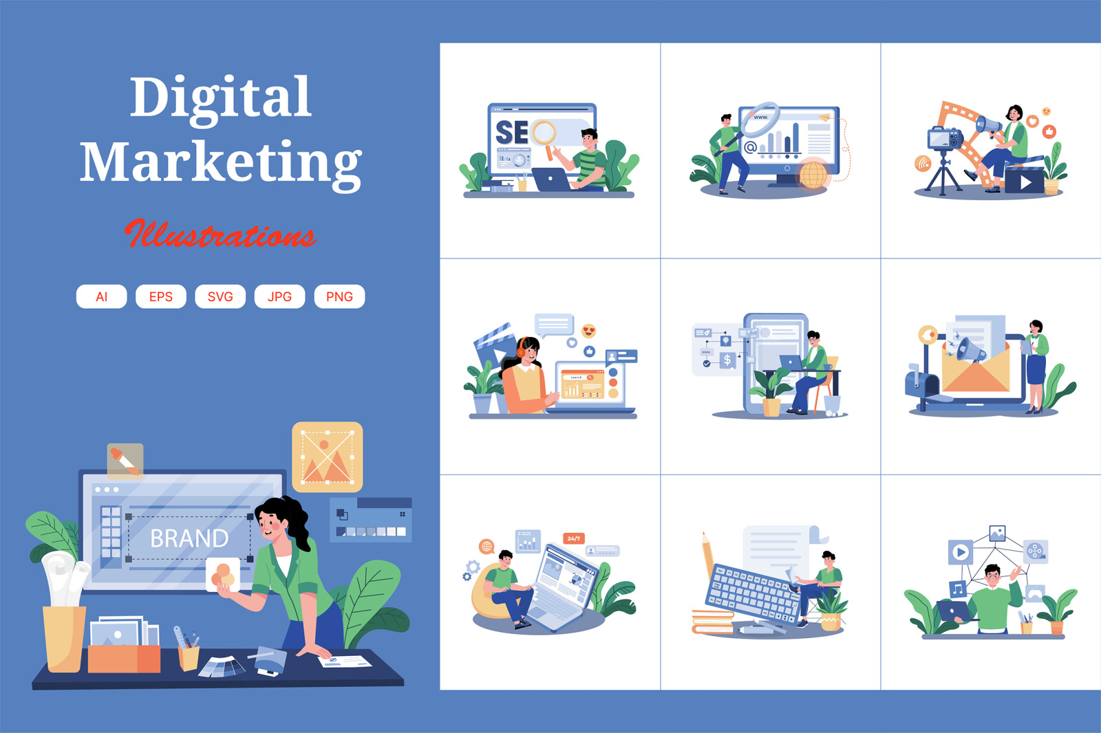 M727_Digital Marketing Illustration_Part 01