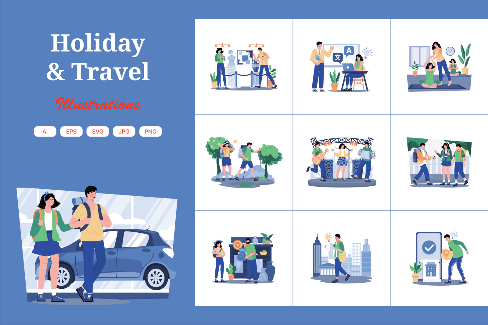 M728_Holiday &amp; Travel Illustration_Part 02