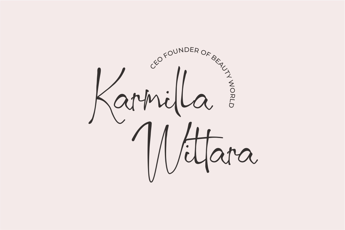 Callietta - handwritten font Callietta - handwritten font