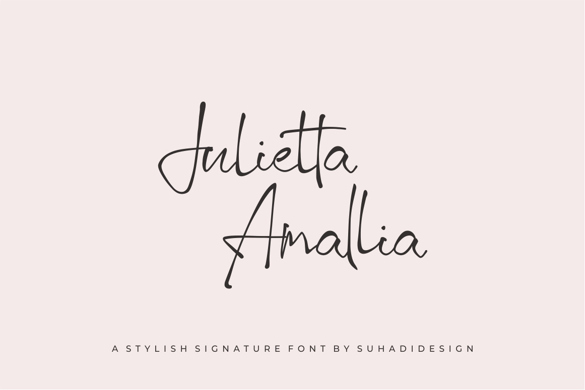 Callietta - handwritten font Callietta - handwritten font