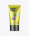 Matte Metallic Cosmetic Tube Mockup