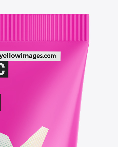 Glossy Cosmetic Tube Mockup