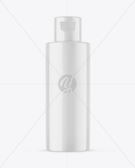 Glossy Cosmetic Bottle Mockup