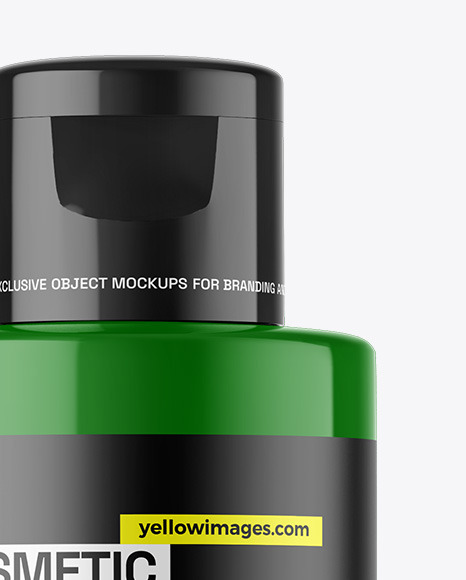 Glossy Cosmetic Bottle Mockup