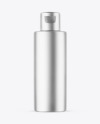 Matte Metallic Cosmetic Bottle Mockup