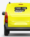 Panel Van Mockup - Back View