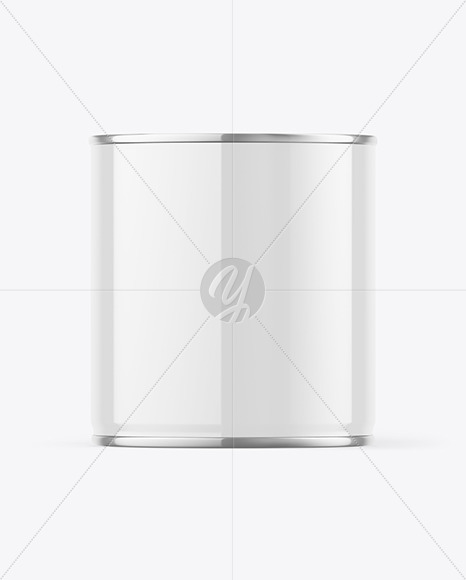 Glossy Paint Can Mockup