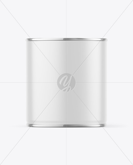 Matte Paint Can Mockup