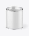 Matte Paint Can Mockup