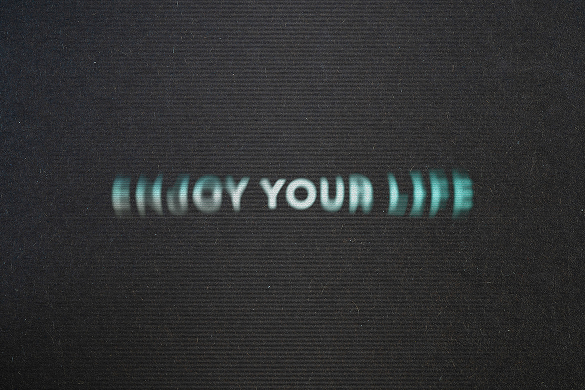 Ghosted Distortion Text Effect Ghosted Distortion Text Effect