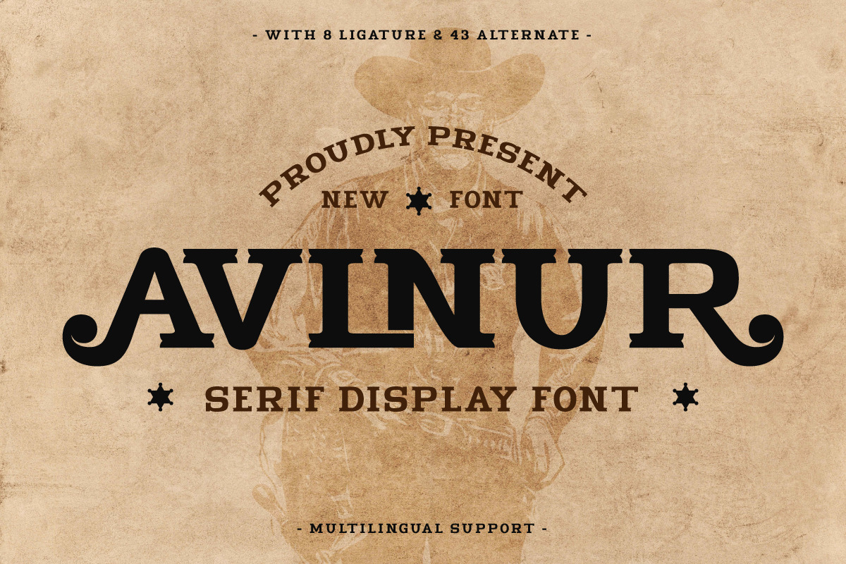 Avlnur - Serif Display Font Avlnur - Serif Display Font