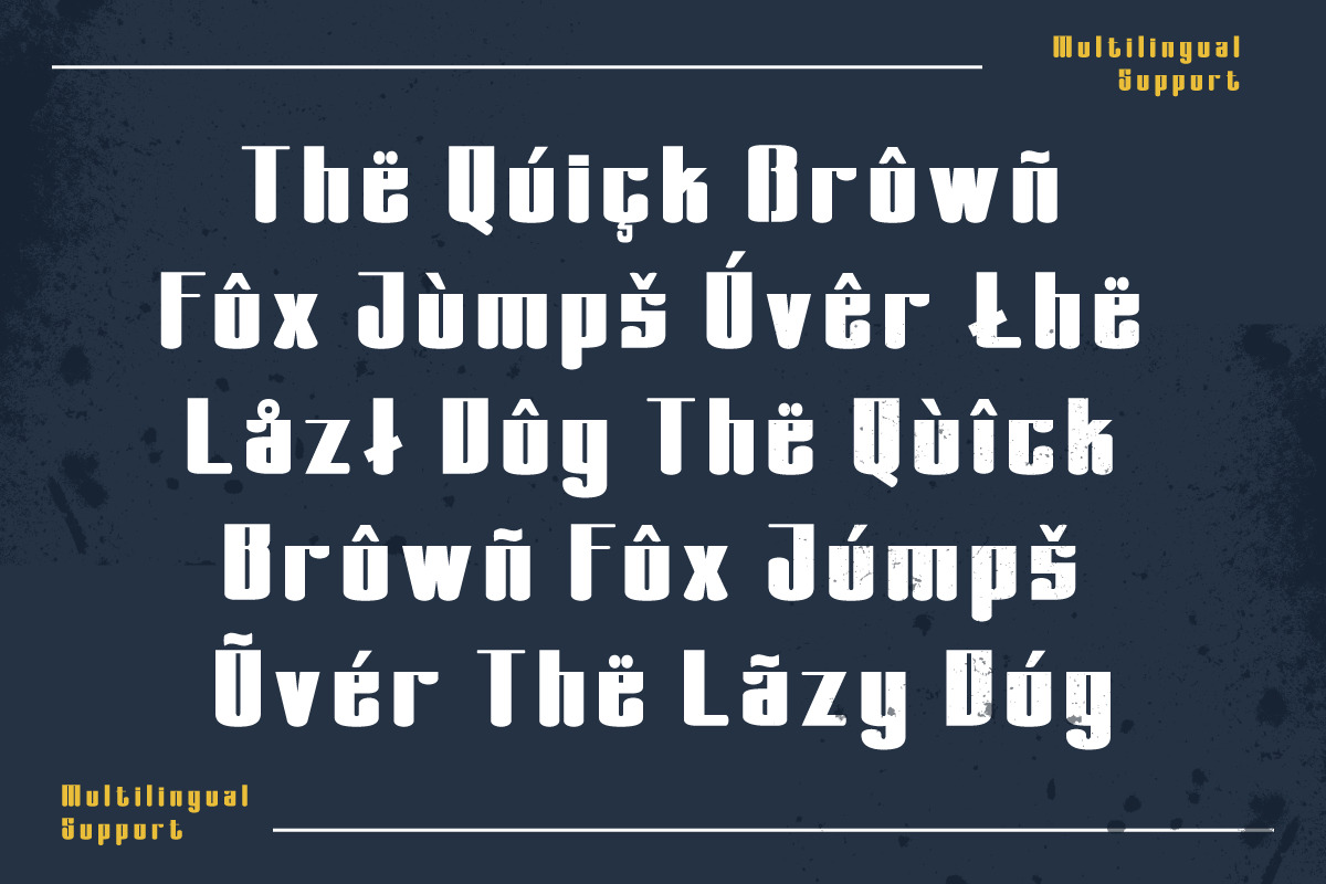 Jalmus - Retro Condensed Display Font