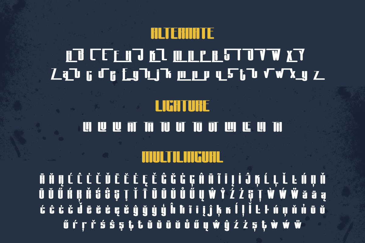 Jalmus - Retro Condensed Display Font