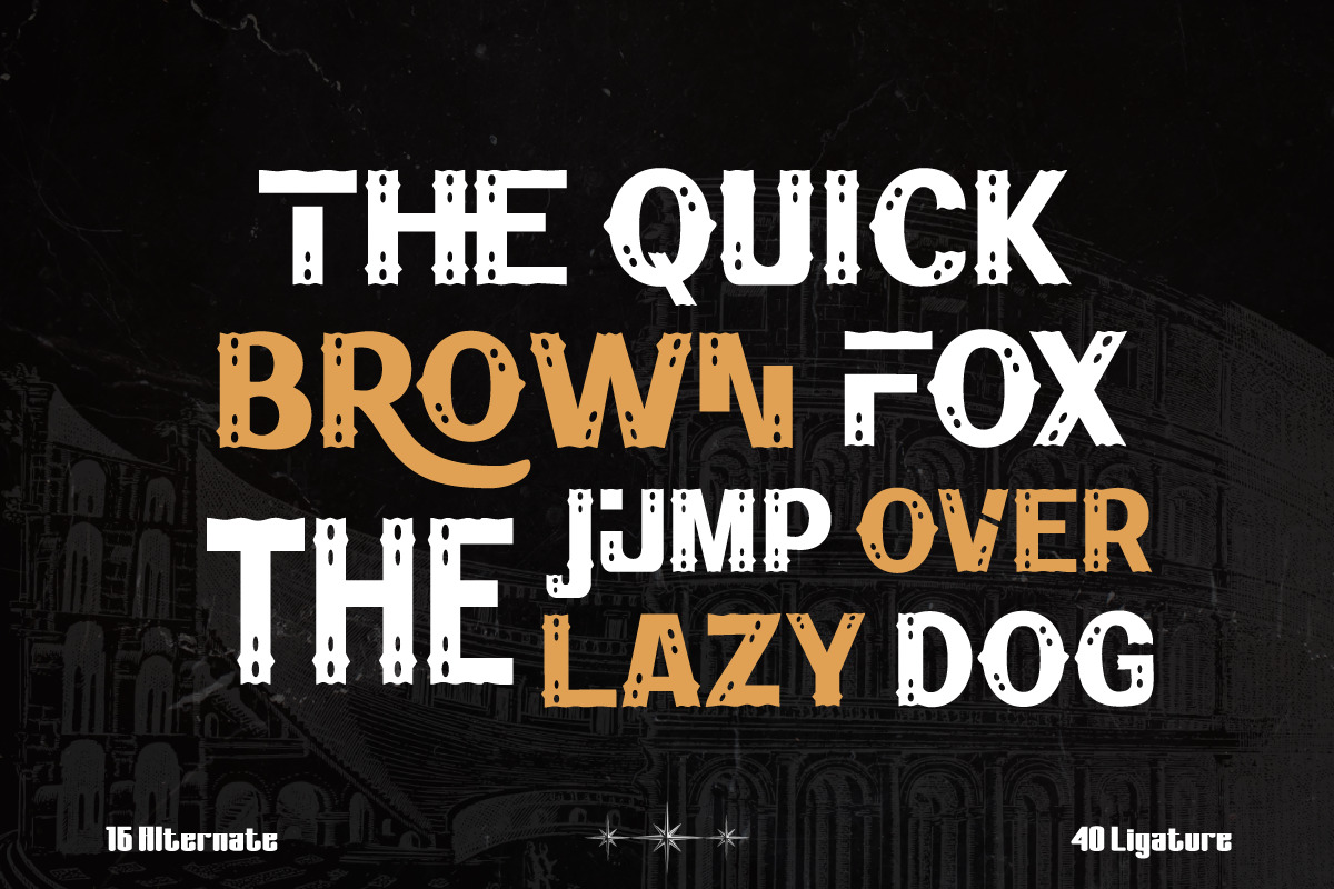 Mrecail - Retro Condensed Display Font Mrecail - Retro Condensed Display Font