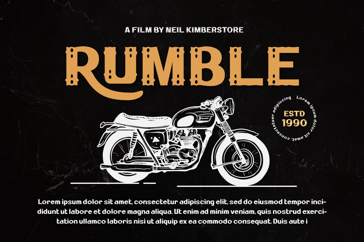 Mrecail - Retro Condensed Display Font Mrecail - Retro Condensed Display Font