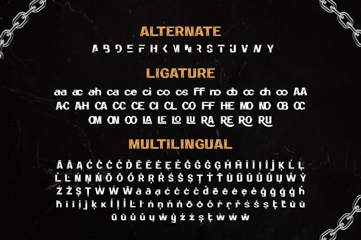 Mrecail - Retro Condensed Display Font Mrecail - Retro Condensed Display Font