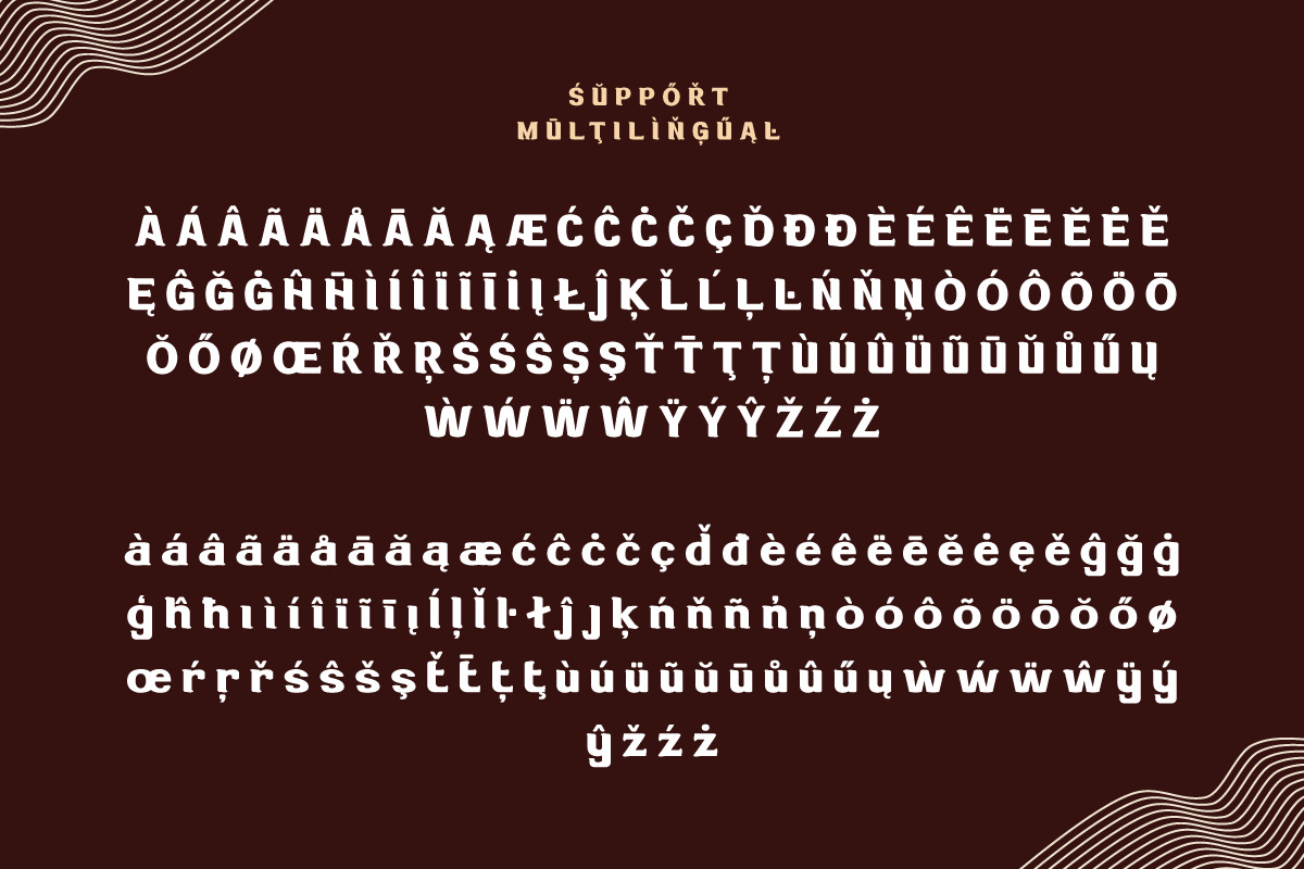 Nurosh - San Serif Display Font Nurosh - San Serif Display Font