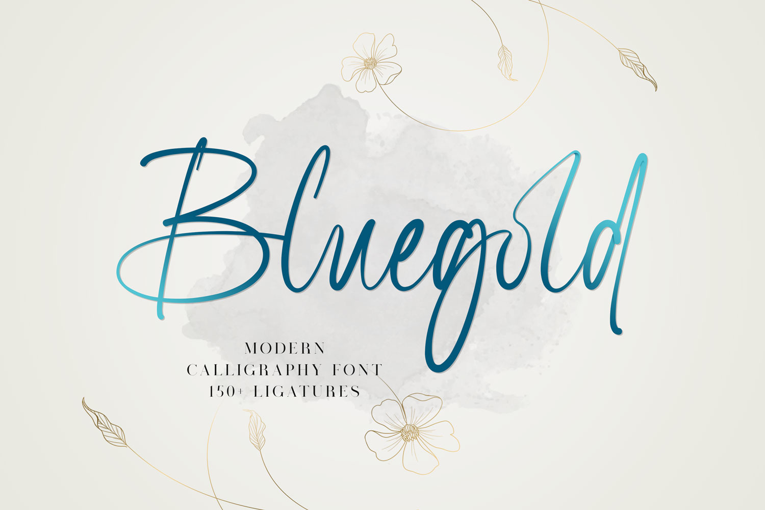 Bluegold Font