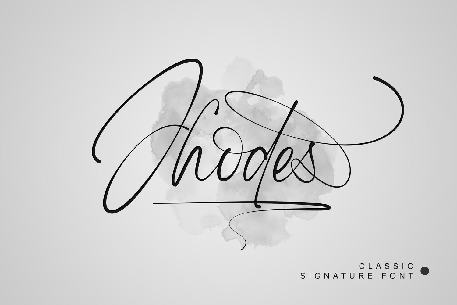 Jhodes - Signature Font