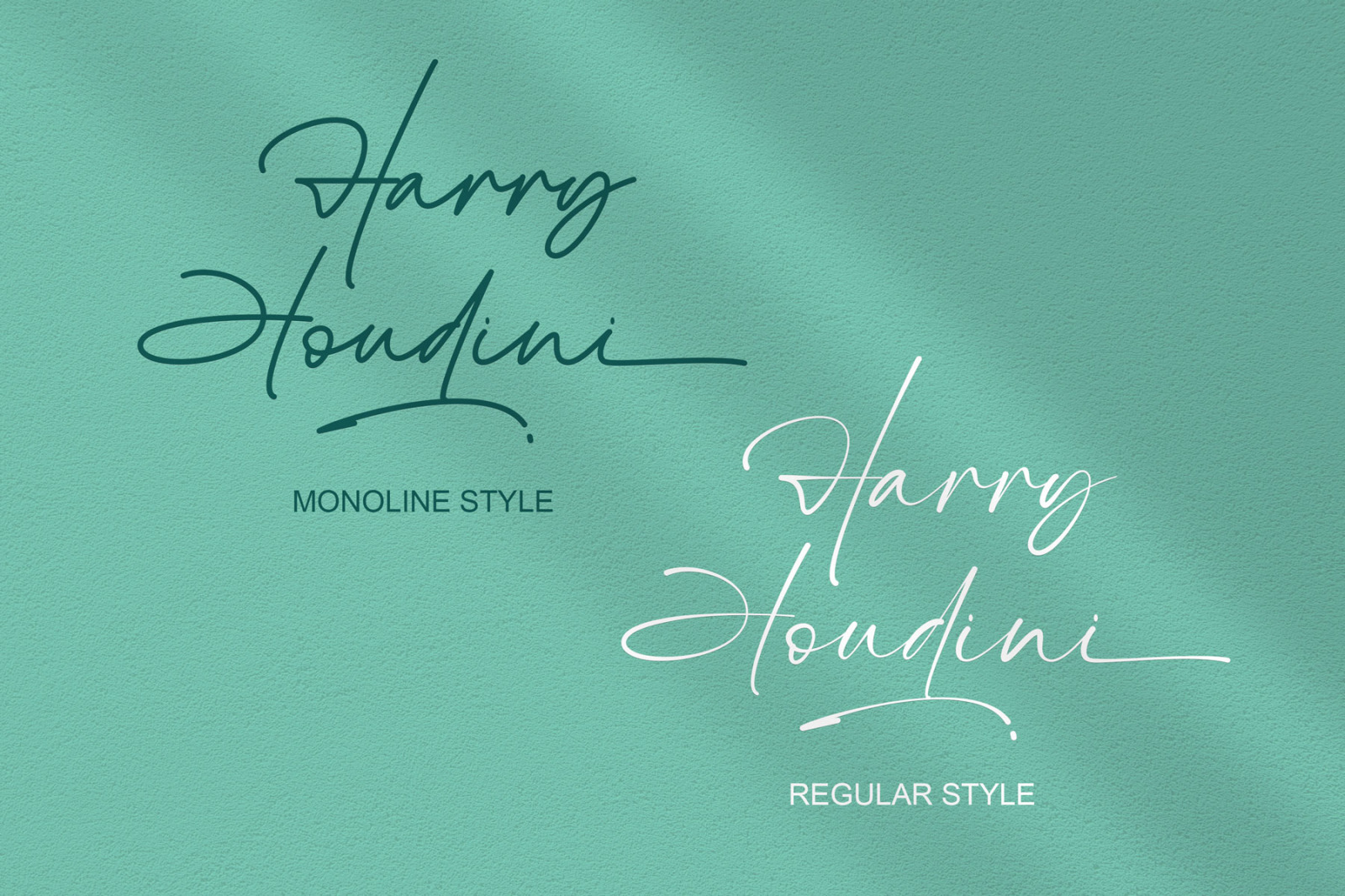 The Billion - Signature Font The Billion - Signature Font