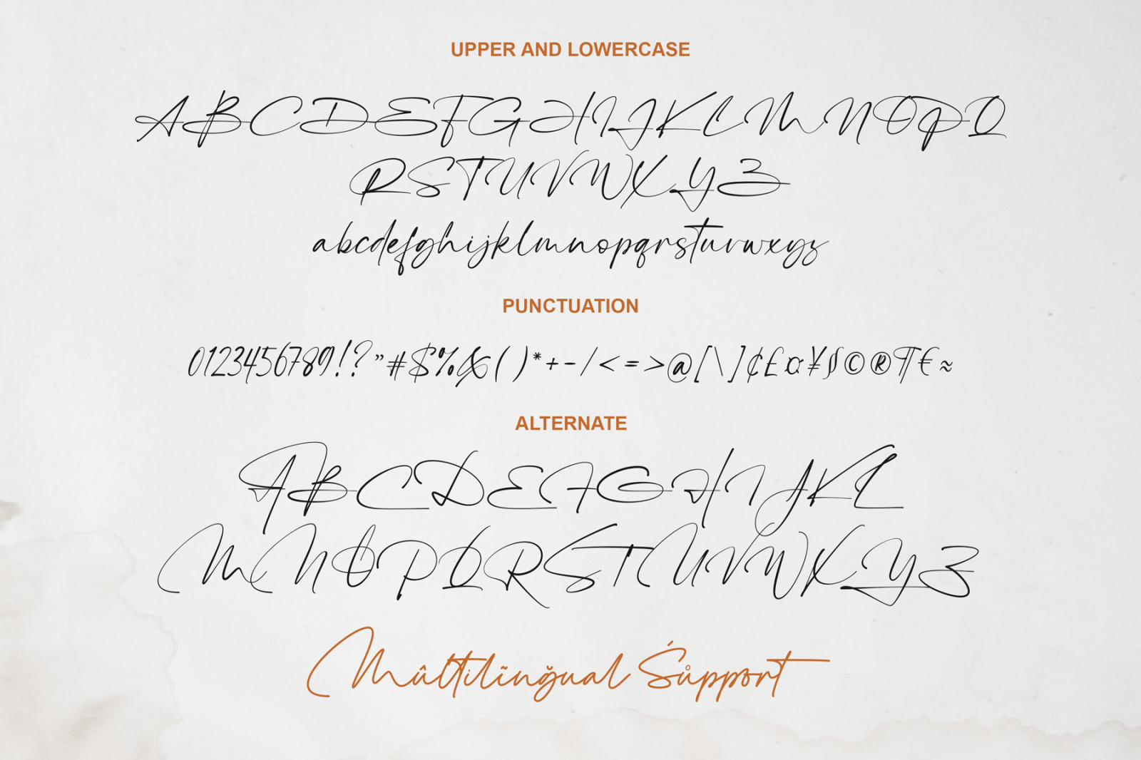 The Billion - Signature Font