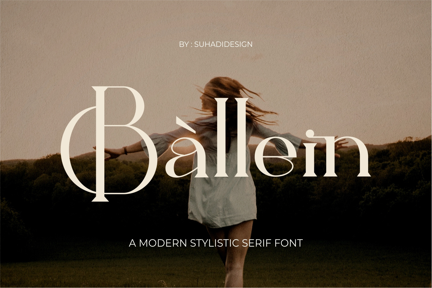 Ballein feminine serif font Ballein feminine serif font