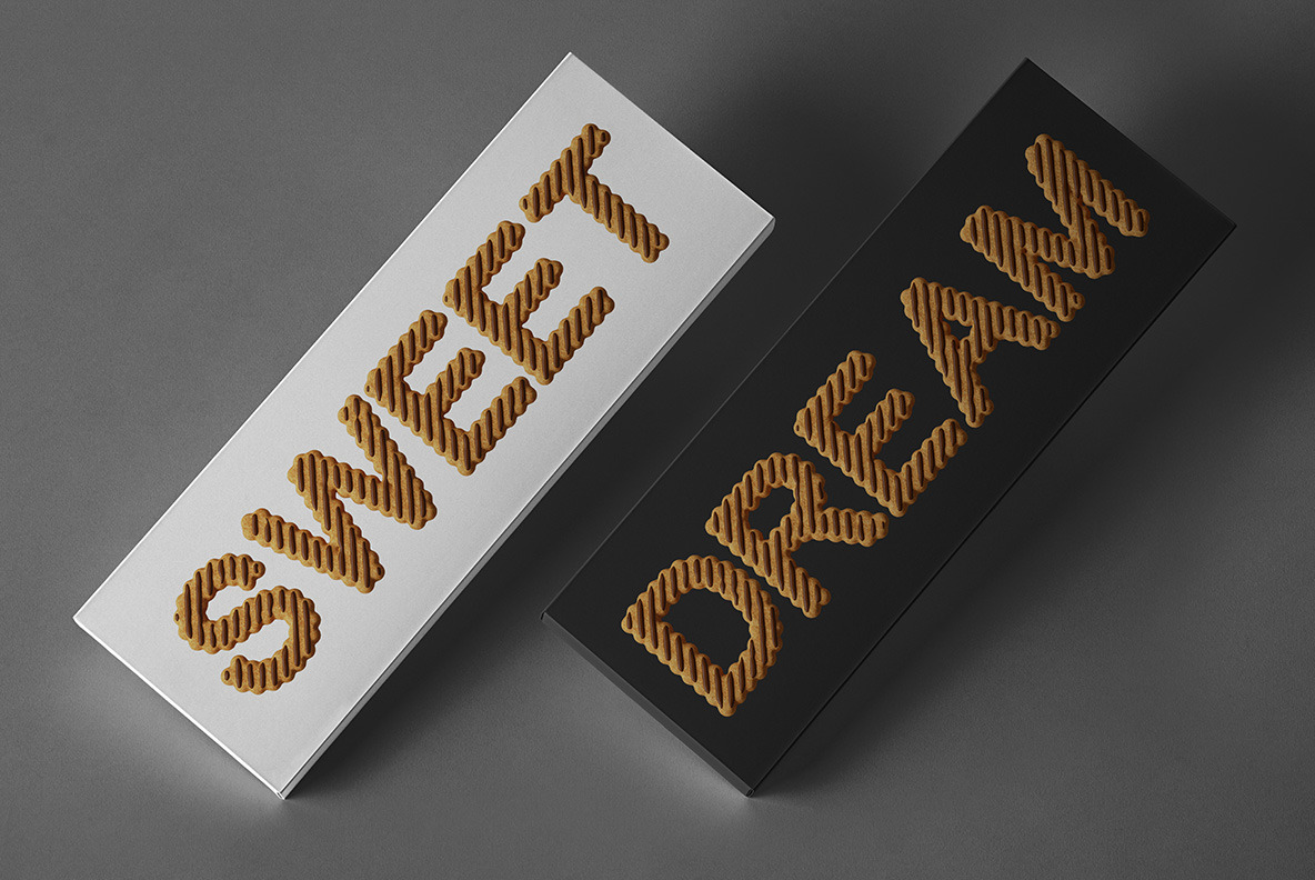 Fudge Stripe Cookies Font Fudge Stripe Cookies Font