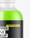 Frosted Glass Dropper Bottle Mockup