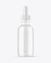 Frosted Glass Dropper Bottle Mockup