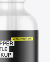 Frosted Glass Dropper Bottle Mockup