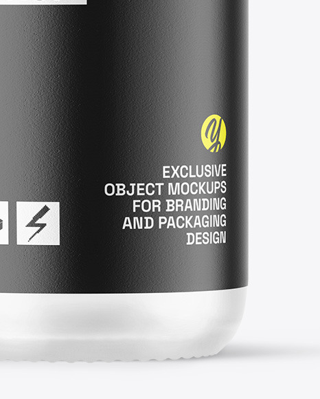 Frosted Glass Dropper Bottle Mockup