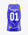 Basketball Jersey Mockup - Back View