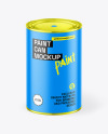 Matte Paint Can Mockup