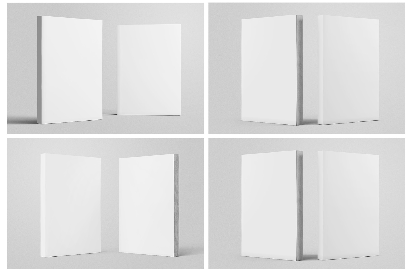 Softcover A5 Size Book Cover PSD Mockup Pack