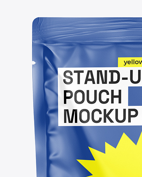 Matte Stand-up Pouch Mockup