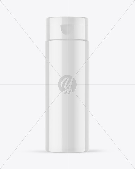 Glossy Cosmetic Bottle Mockup