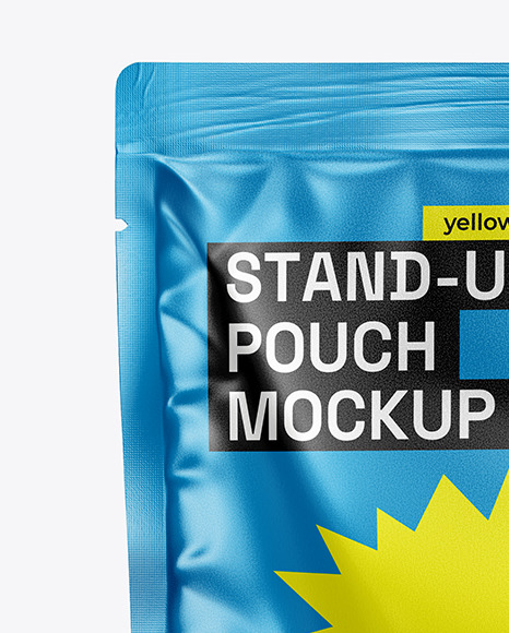 Metallized Stand-up Pouch Mockup