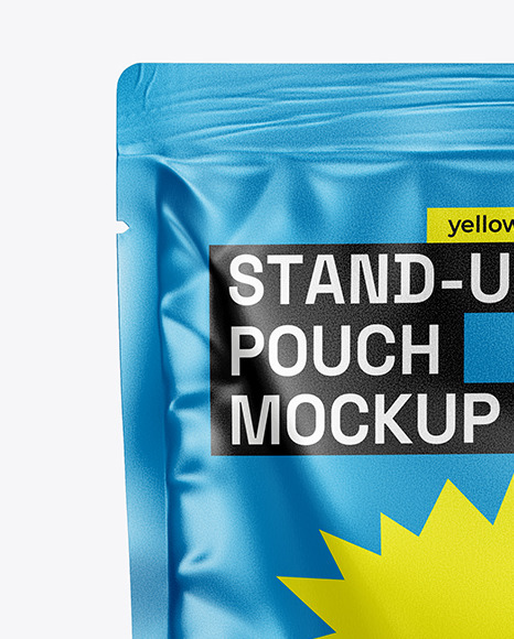 Metallized Stand-up Pouch Mockup