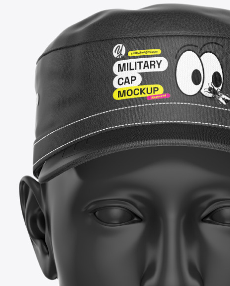 Military Cap Mockup