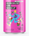 150ml Slim Can With Glossy Finish Mockup