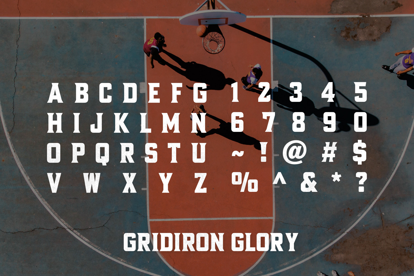 Gridiron Glory - Sport Typeface