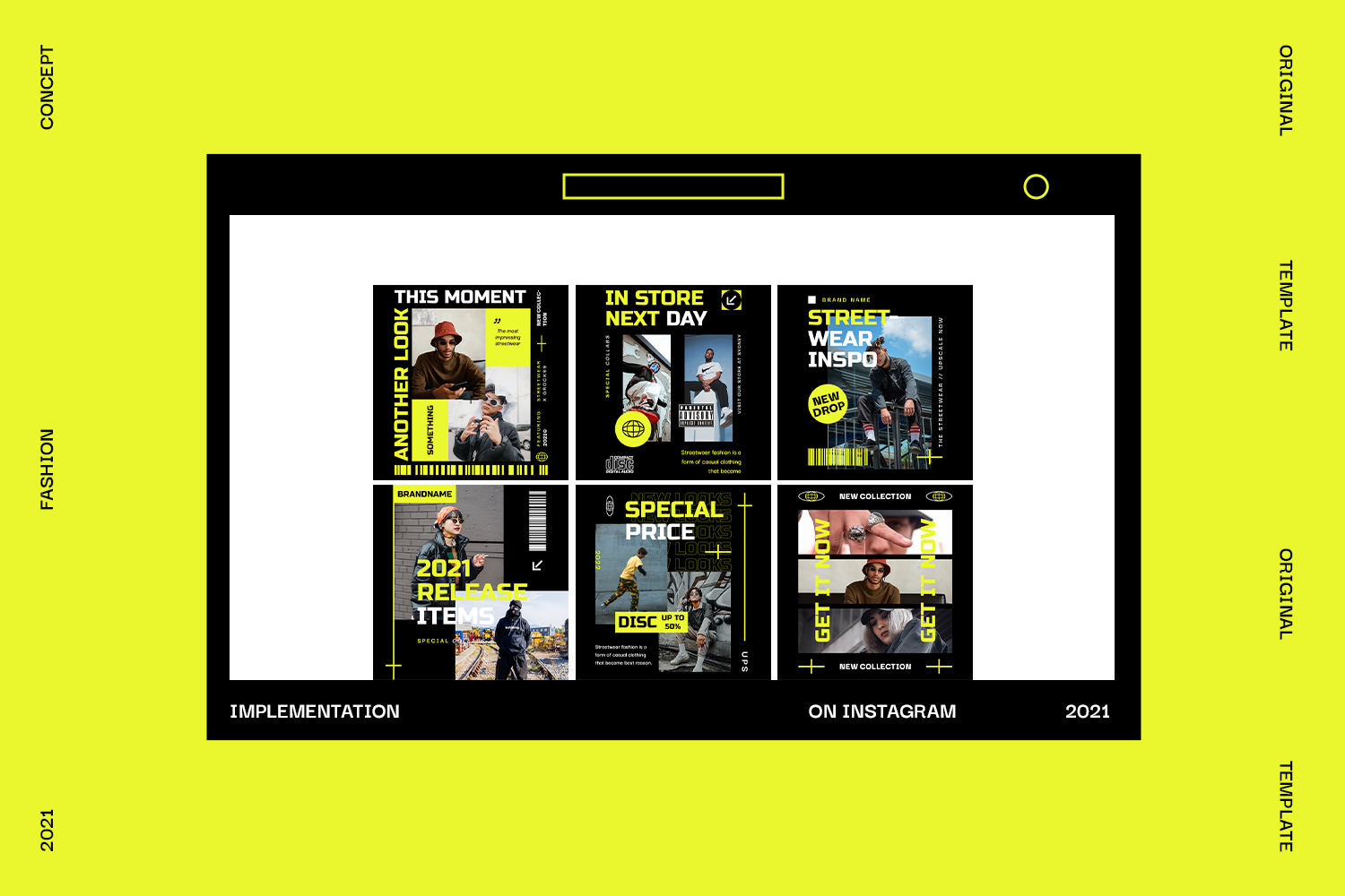 Fradlow Urban Instagram Templates