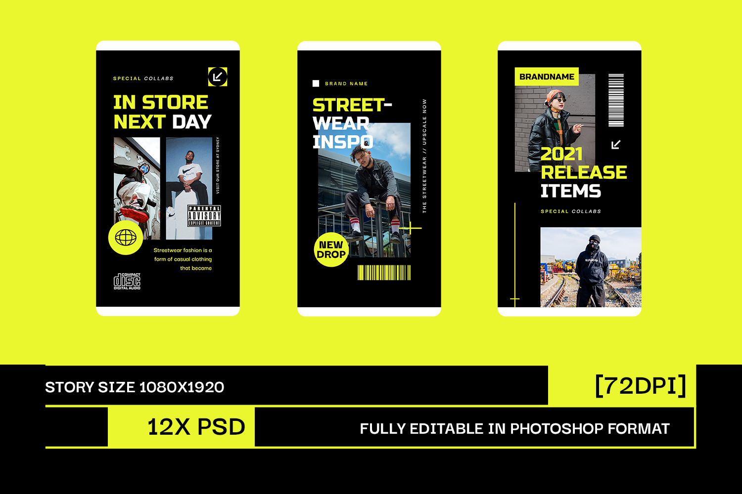 Fradlow Urban Instagram Templates