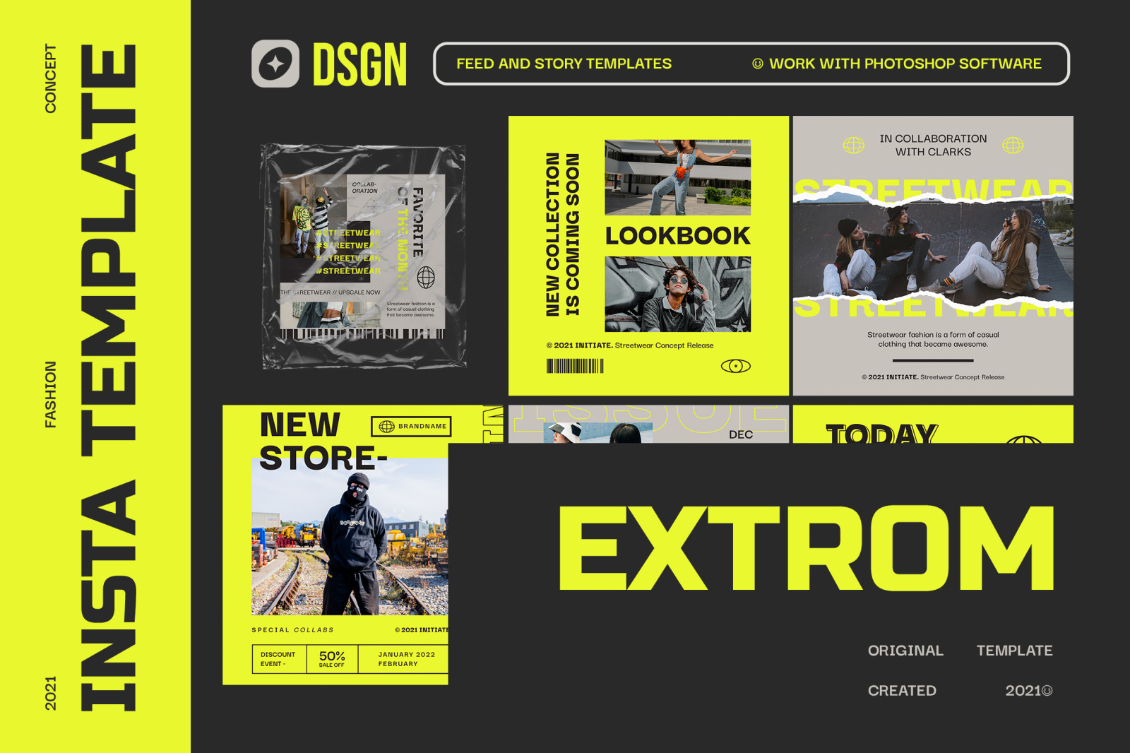 Extrom Urban Instagram Templates