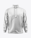 Men's Metallized Windbreaker Jacket Mockup - Front View