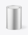 Matte Metallic Paint Can Mockup