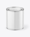 Glossy Paint Can Mockup