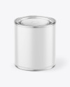 Matte Paint Can Mockup