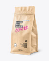 Kraft Paper Coffee Bag Mockup