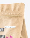 Kraft Paper Coffee Bag Mockup